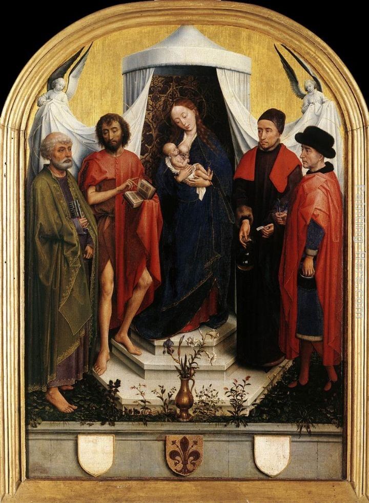 Rogier van der Weyden Virgin with the Child and Four Saints